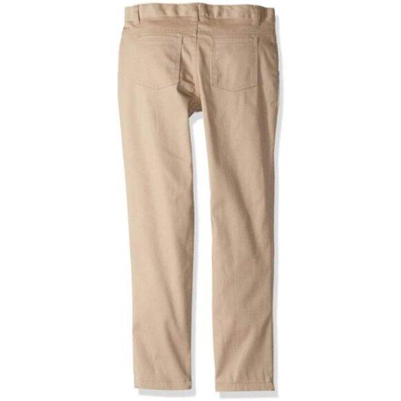 Classroom 51652A Girls Adjustable Waist Stretch Skinny Leg Pant Khaki - Picture 2 of 2